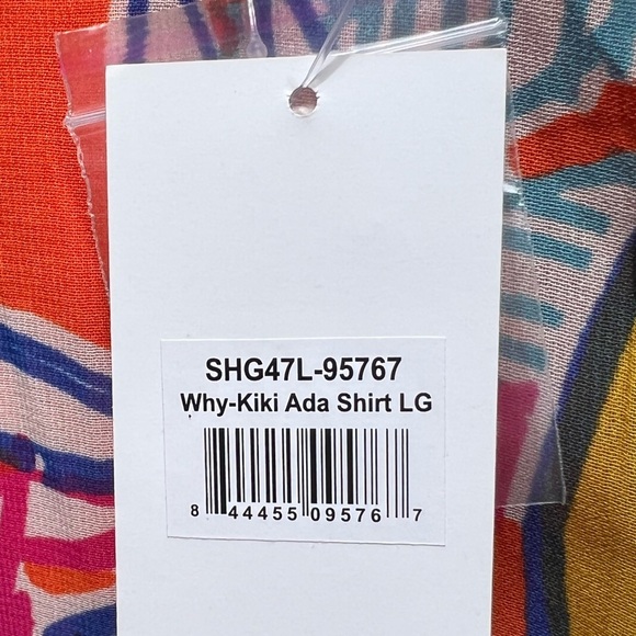 🌻NEW w.tags Buckhead Betties “Why Kiki” Ada Fly Away Back Blouse Size Large - Picture 13 of 13